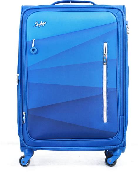 SKYBAGS Reversible 4W Expandable Soft Trolley 71 cm (Blue) Expandable ...