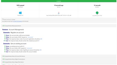 Spring Boot Cucumber 的图像结果