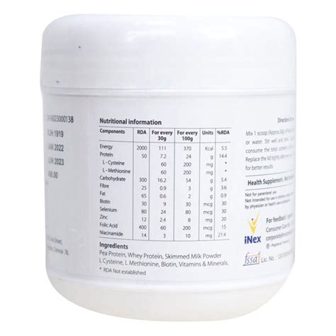 RejuHair Pro Sugar Free Chocolate Flavour Powder | Uses, Side Effects ...