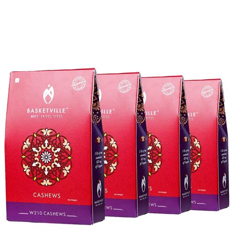 BASKETVILLE Whole w210 Whole Crunchy Cashew Premium Kaju nuts ...