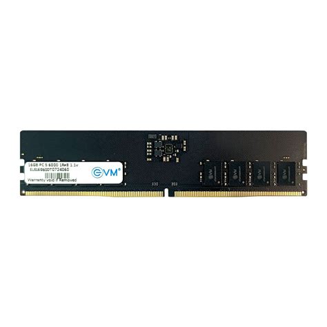 EVM 16GB 6000 MHz High-Performance DDR5 Desktop RAM