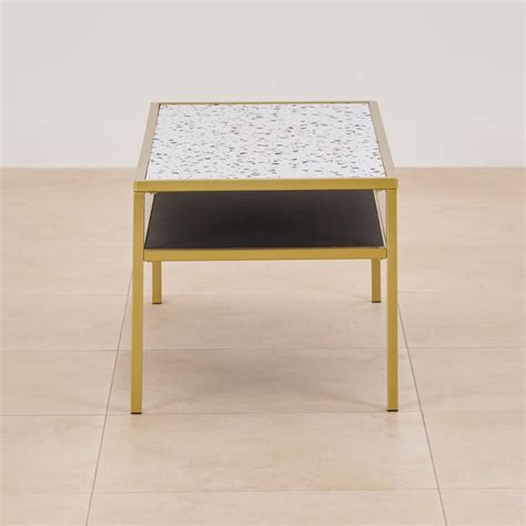 Buy Helios Calisto Metal Coffee Table - Gold from Helios by Home Centre ...
