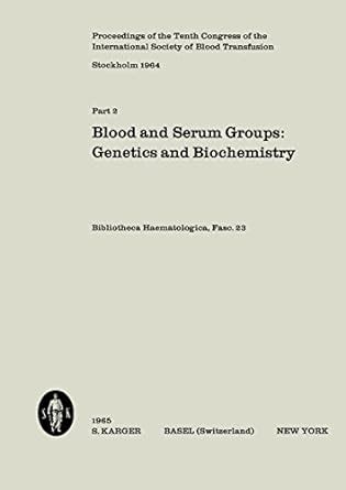 Buy Hollaender Bibliotheca Haematologica:blood Transfu Sionint Soc Pt2 ...