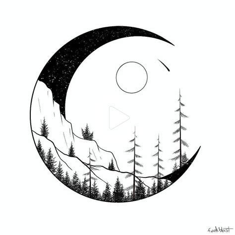 easy drawing ideas black and white