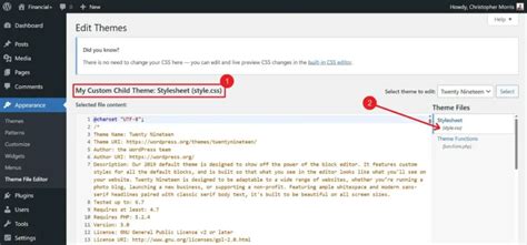 Image result for How to Add Custom HTML and CSS in WordPress without Using Plugging