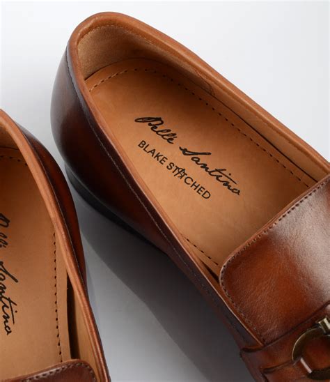 Pelle Santino - Leather Bit Loafers - Cognac – The Dapper Man