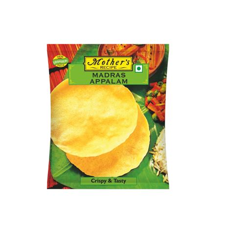 Mother's Recipe Appalam 4 " Pouch,100 Gram,Unflavoured : Amazon.in ...