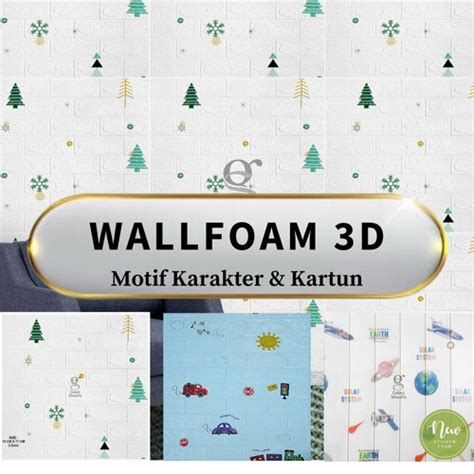 Jual Wallfoam 3D Stiker Motif Anak Kartun Minimalis Elegant - Kucing ...