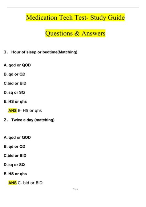 Image result for Basic Medication Exam Practice Questions