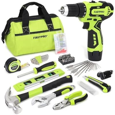 FASTPRO 175-Piece 12V Cordless Drill Set, Drill India | Ubuy