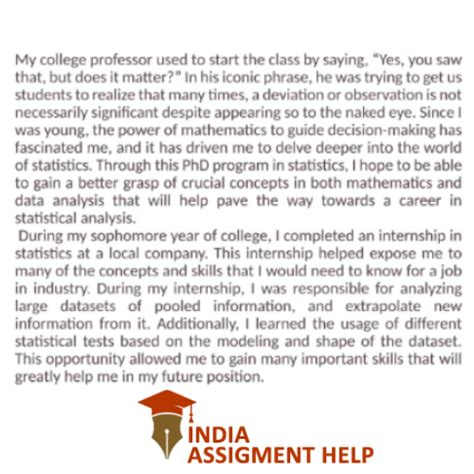 Statement Of Purpose For PhD | SOP for PhD by India Assignment Help