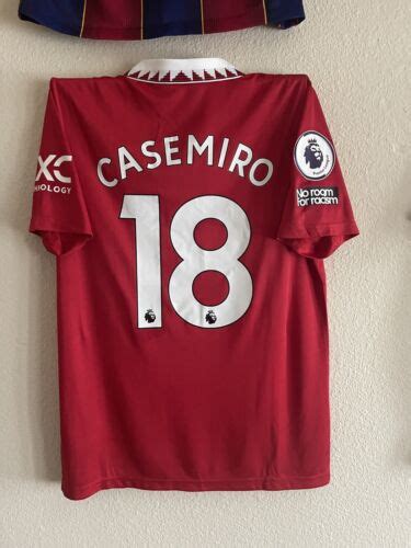 Buy Casemiro 2022-2023 Home Jersey 18 Manchester United Premier League ...