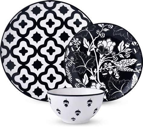 Best 10 Black And White Dinnerware Set - 2025
