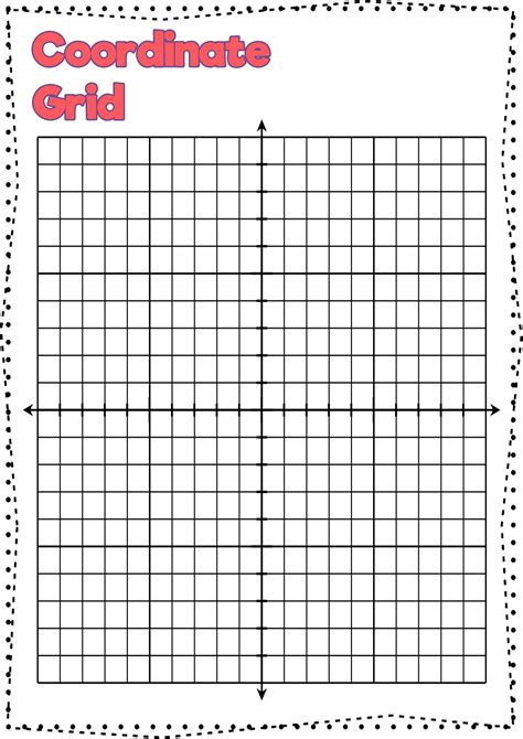 13 Blank Coordinate Grid Worksheets - Free PDF at worksheeto.com