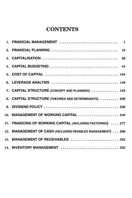 Financial Management For B.Com Classes: Buy Financial Management For B ...