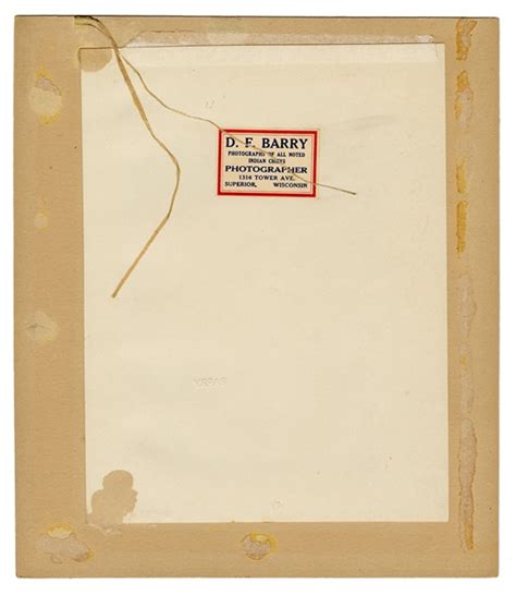 Lot Detail - Photograph of Chief Rain in the Face.