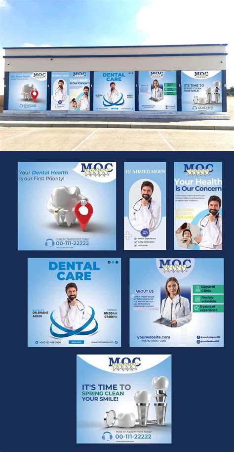 Entry #13 by moamenkhamess for Window signage design for dental office ...