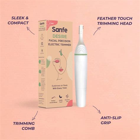 Buy SANFE DESIRE FACIAL PRECISION ELECTRIC TRIMMER FOR PERFECT EYEBROWS ...