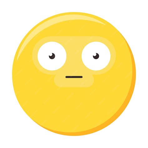 Confused emoji cute cartoon icon element | Premium Vector