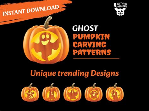 Ghost Pumpkin Carving Ideas
