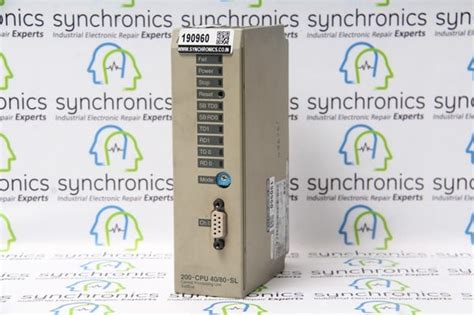 ABB 200-CPU 40/80-SL ALFAST PANEL P/N 4… Repair India | Synchronics