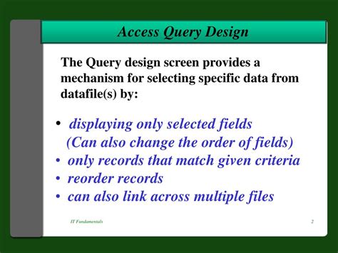 Image result for Query Design Grid Access