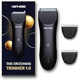 MENHOOD Men's WaterProof Cordless Grooming Trimmer for Men, Suitable ...