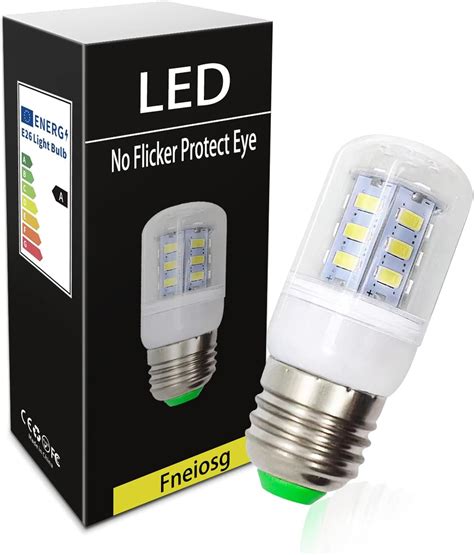 Fneiosg E26 LED Refrigerator Light Bulb 3.5W, 40W Equivalent, Daylight ...