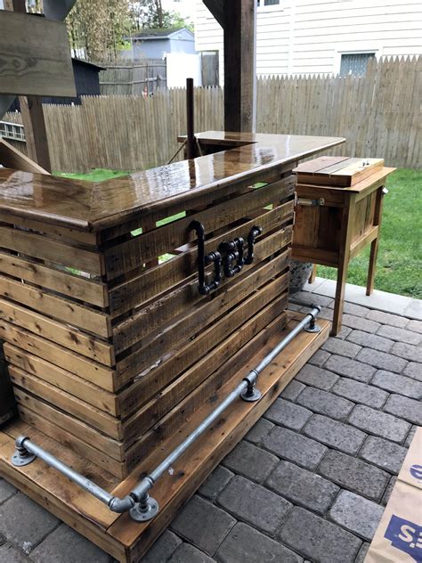 diy outdoor bar