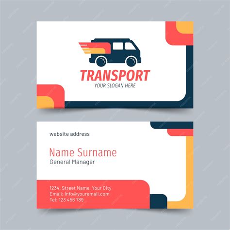 Transport Business Card – Transport Business Cards Images – VSALBC