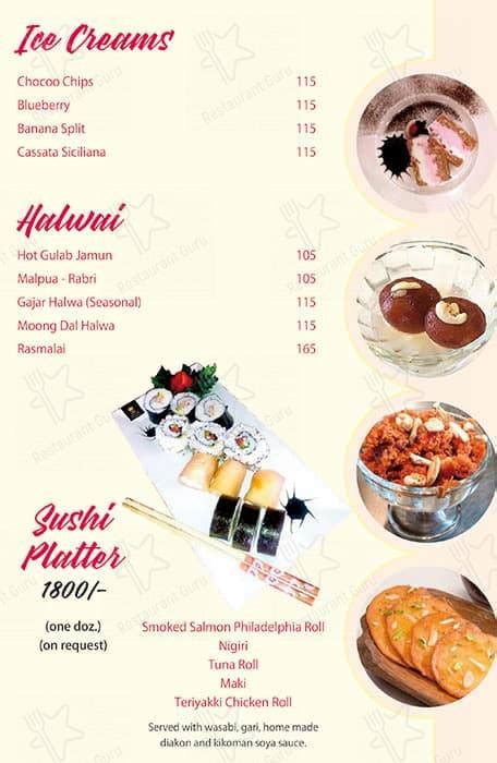 Menu at Jsr Continental, Dehradun