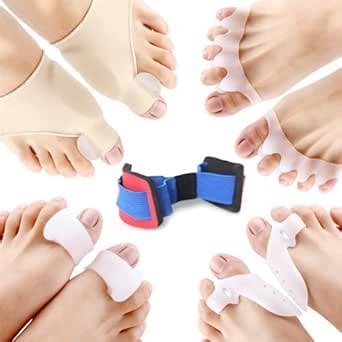 MEGICOT 9 PCS Bunion Corrector Sleeves Kits, Toe Spacers, Toe ...