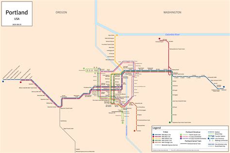 Metro Route Atlas - Portland, Oregon, USA