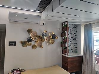 Craftter Metal Wall Hanging Sculpture- Decorative Wall-Mount Hanging ...