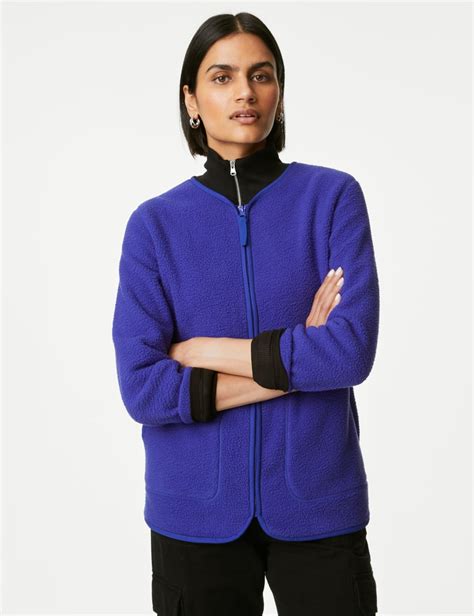 Fleece Zip Up Jacket | M&S Collection | M&S