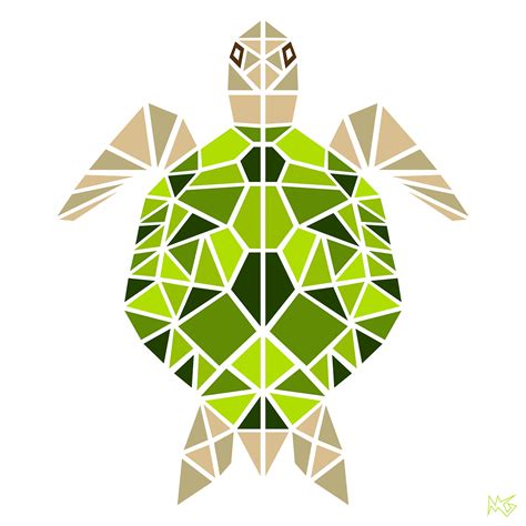 animal pictures using geometric shapes