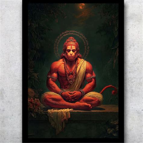 Hanuman Ji #09 | Devotional Poster – postee.in