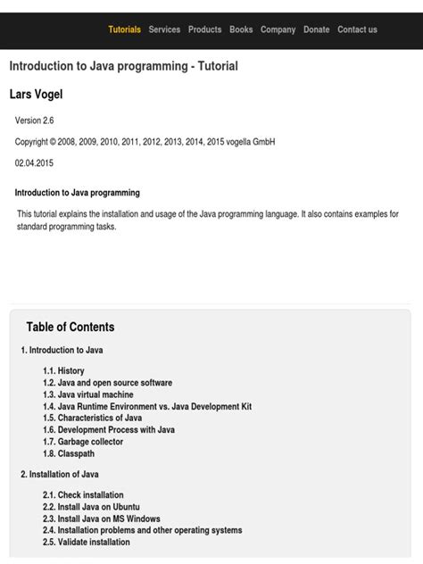 Image result for Java Programming Tutorial PDF