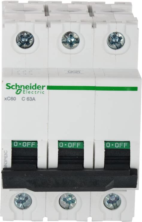 Schneider 32 AMP 3 POLE MCB Schneider ACT 9 (ACT 9 'C' CURVE) : Amazon ...