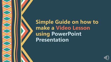 How to Make Video Lesson 的图像结果