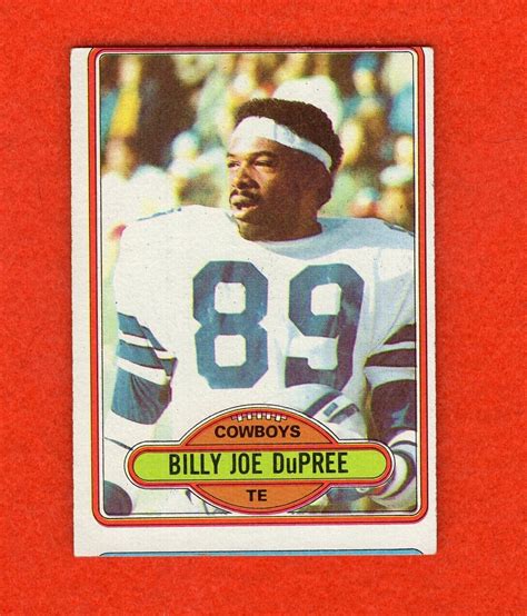 1980 Topps - #455 Billy Joe DuPree for sale online | eBay