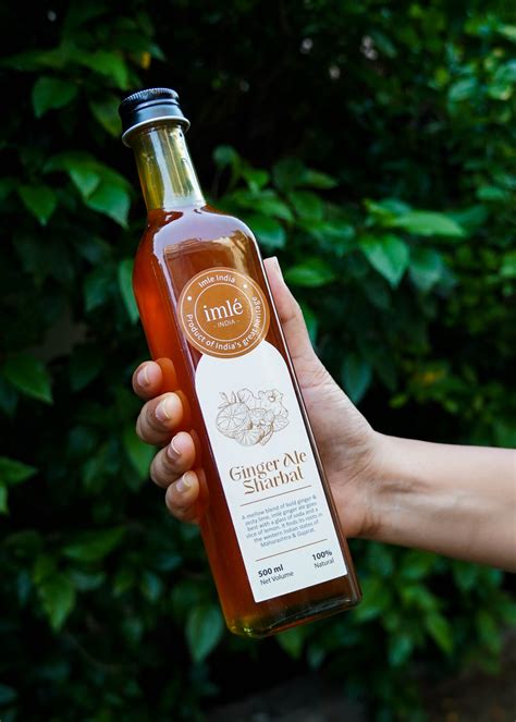 imlé Ginger Ale Sharbat 500 ML – imle India