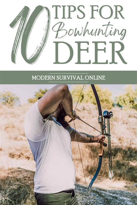10 Tips for Bowhunting Deer You Need to Know | Bow hunting, Deer, Bow ...