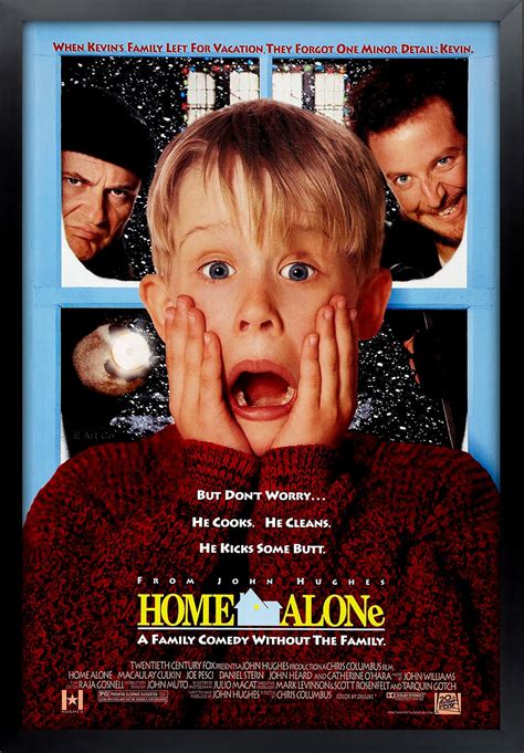 Home Alone Movie Poster Framed and Ready to Hang. - Etsy