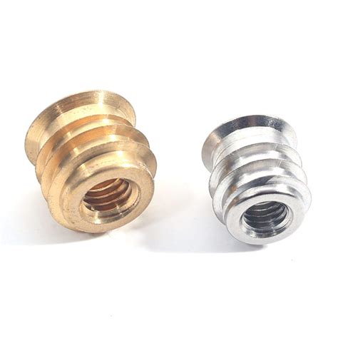 Stainless Steel Aluminum Brass Thread Insert Plastic Injection Insert ...