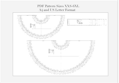 Double Layered Full Circle Skirt PDF Sewing Pattern Sizes XXS-6XL - Etsy