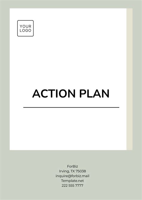 Program Action Plan Template 的图像结果