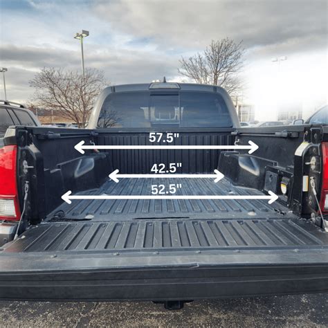 Toyota Tacoma Bed Dimensions (3rd Generation Short Bed) - Pawsitively ...