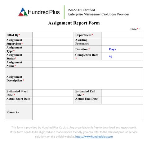Image result for Example Report Assignment