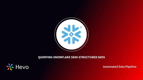 Image result for Snowflake Semi Structured Data